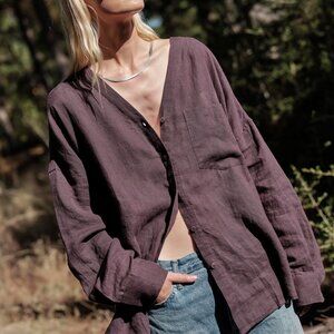 Mamene Smock Top Raisin